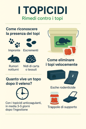 I TOPICIDI: Rimedi efficaci e duraturi per combattere i topi